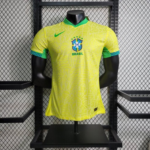 Brasil Home 24/25 Jogador Nike - Amarelo