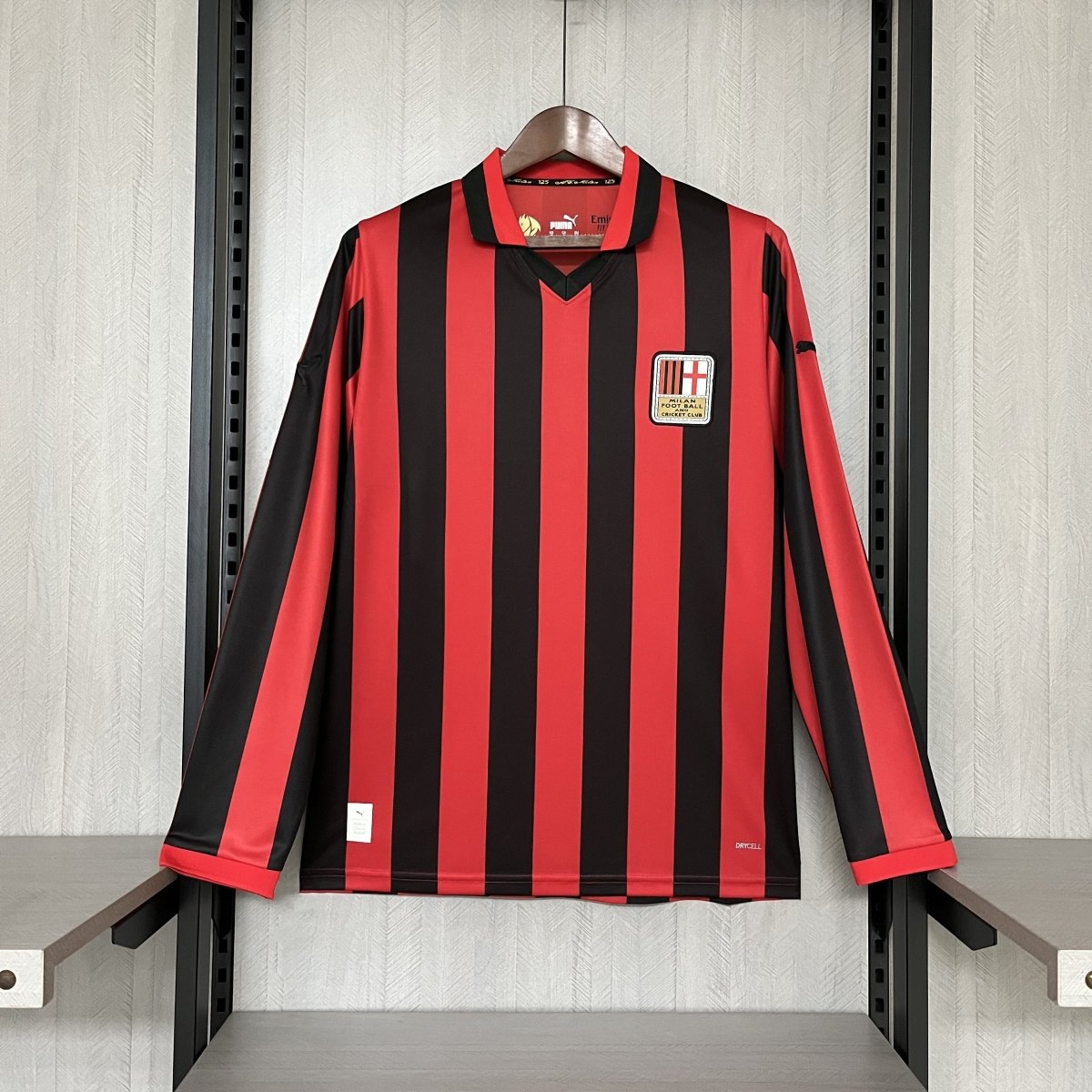 Milan Edição Especial 125 anos 24/25 Torcedor - Vermelho e Preto