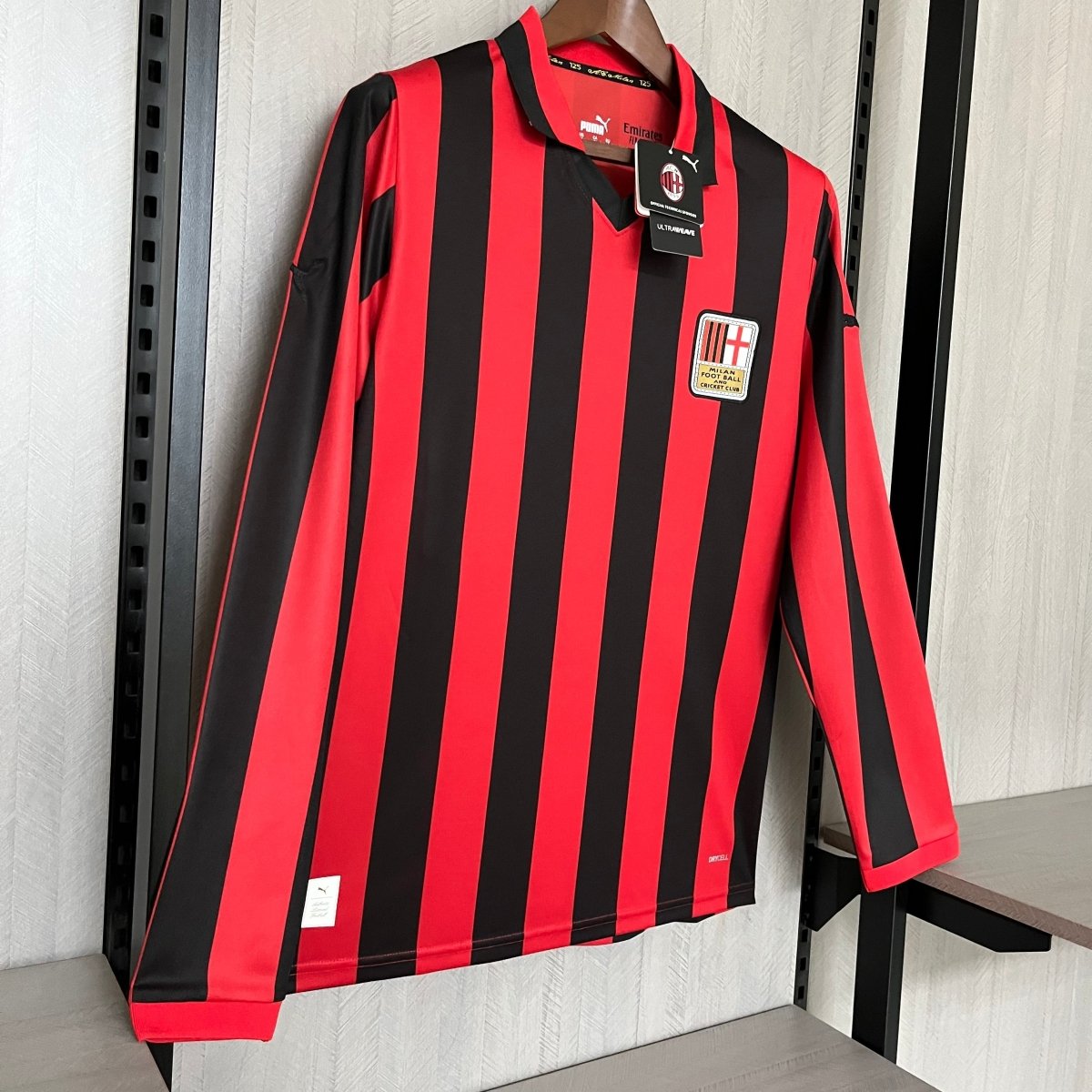 Milan Edição Especial 125 anos 24/25 Torcedor - Vermelho e Preto