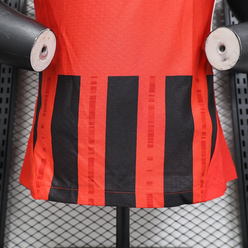 Milan Home 24/25 Jogador Puma - Vermelho e Preto