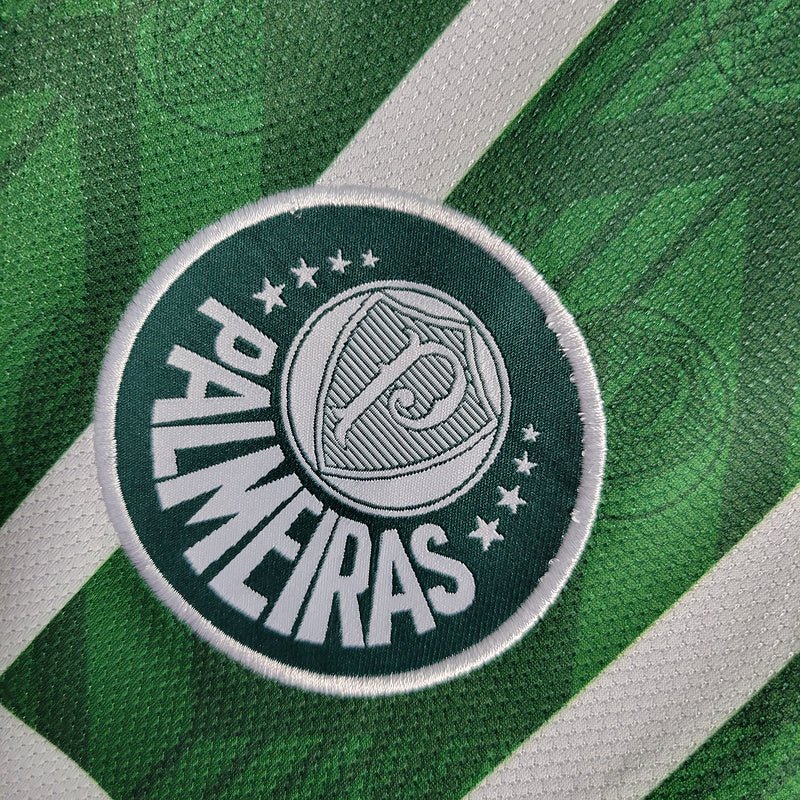 Palmeiras Retro 1996 Torcedor Rhumell Masculino - Verde Listrada