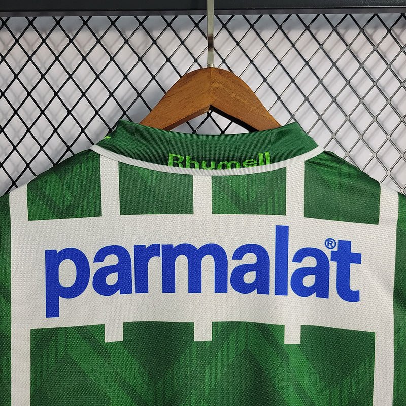 Palmeiras Retro 1996 Torcedor Rhumell Masculino - Verde Listrada