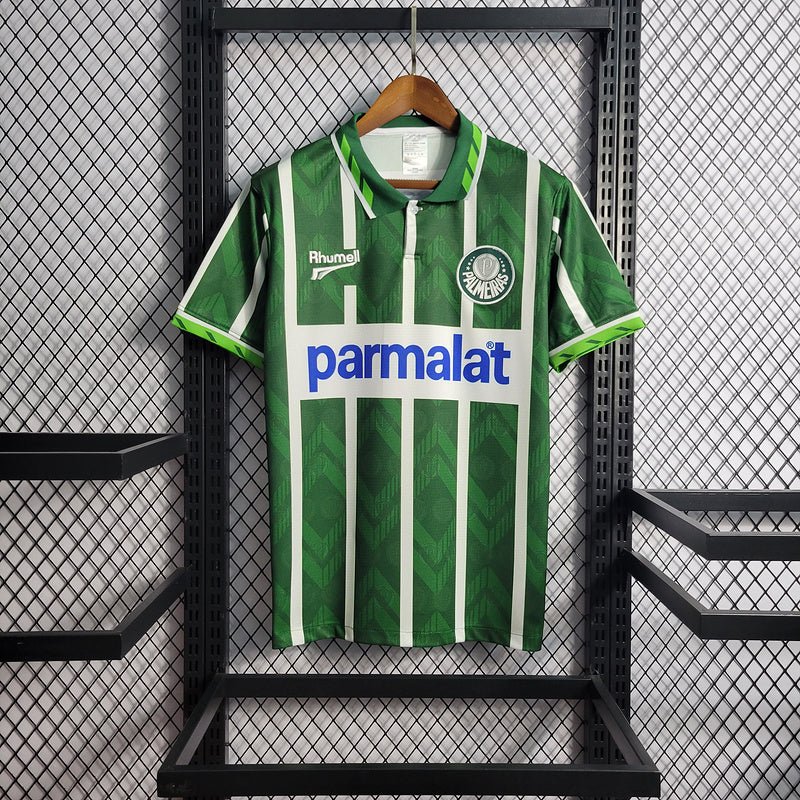 Palmeiras Retro 1996 Torcedor Rhumell Masculino - Verde Listrada