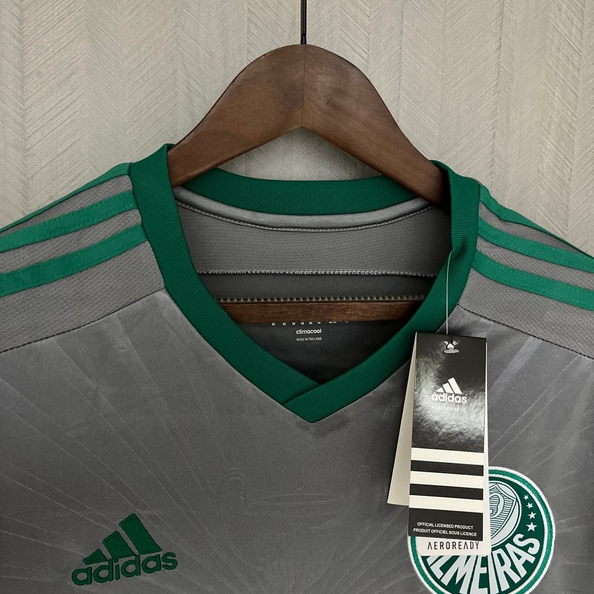 Palmeiras Retro 2016 Torcedor Masculina Adidas - Cinza