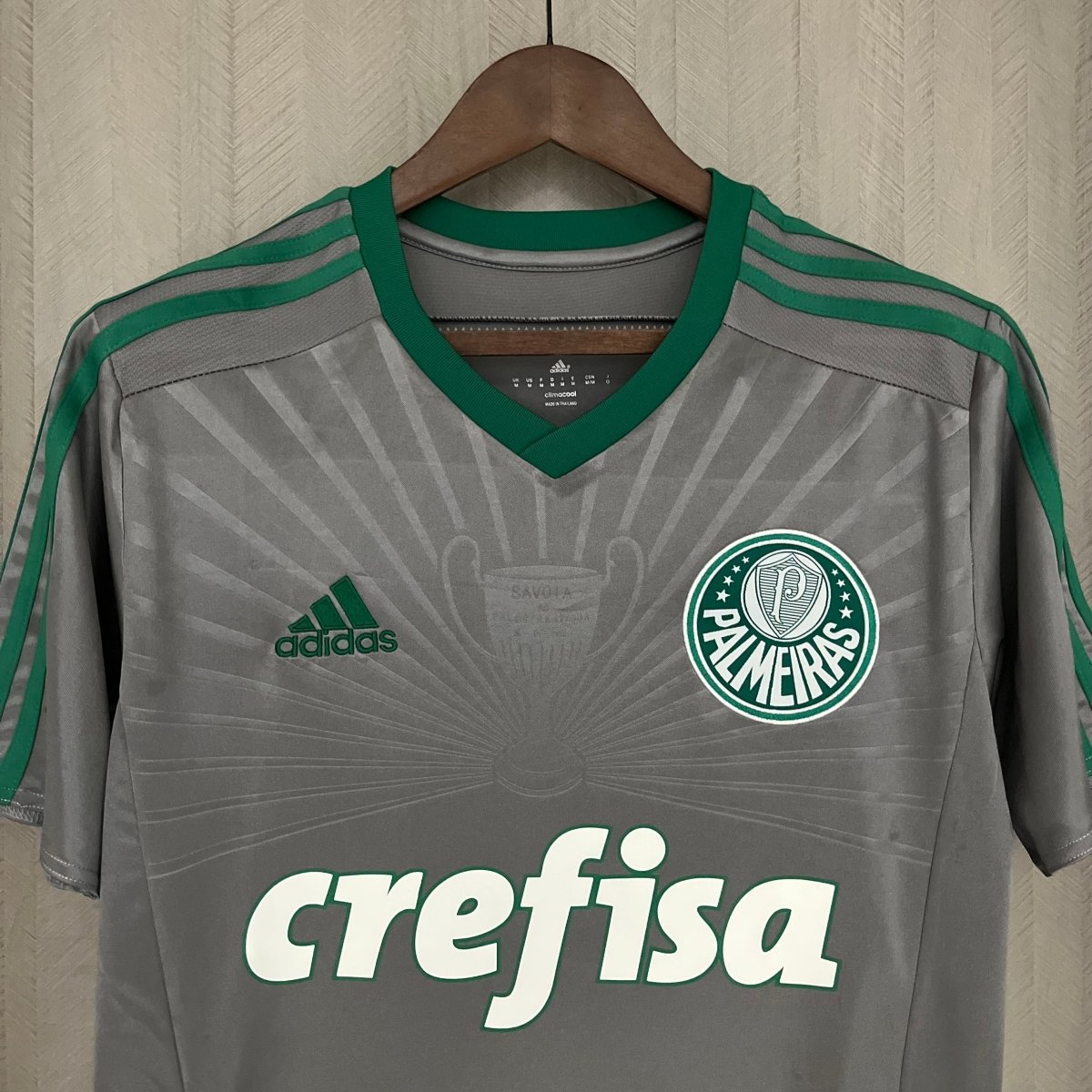 Palmeiras Retro 2016 Torcedor Masculina Adidas - Cinza