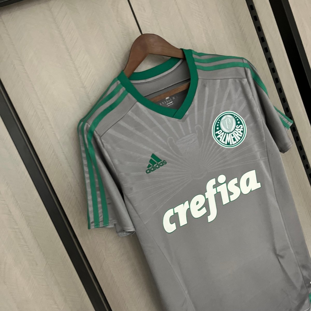 Palmeiras Retro 2016 Torcedor Masculina Adidas - Cinza