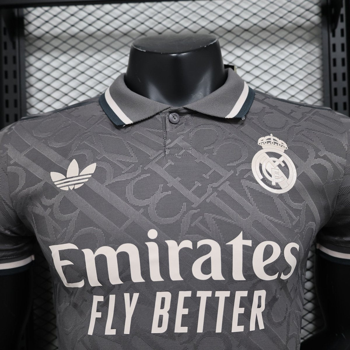 Real Madrid Third 24/25 Jogador Adidas - Cinza