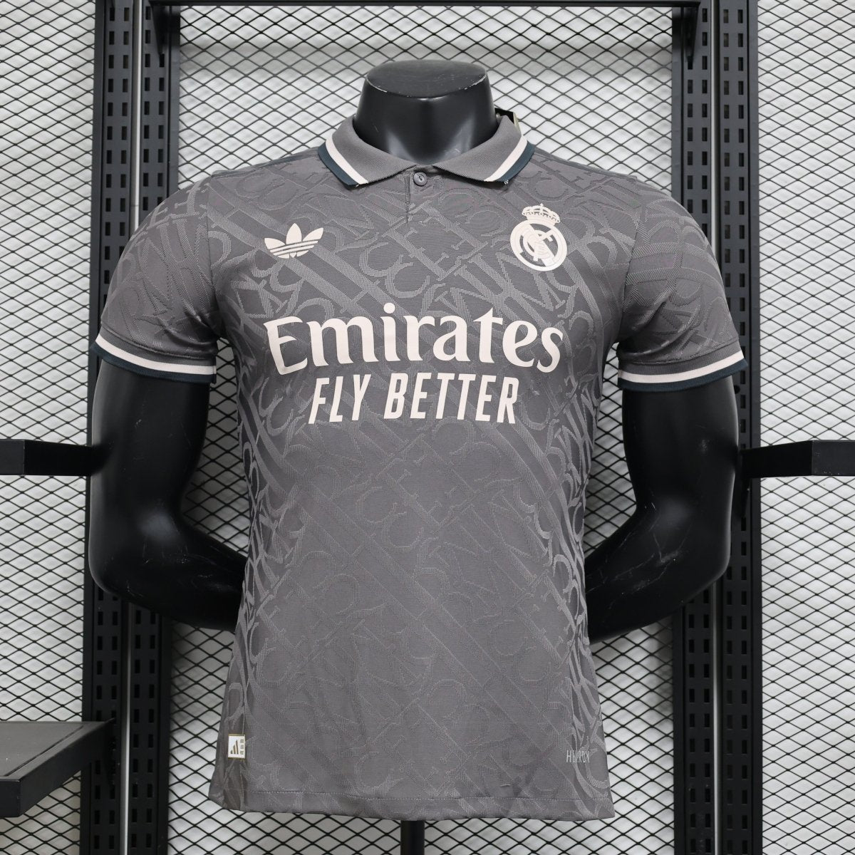 Real Madrid Third 24/25 Jogador Adidas - Cinza