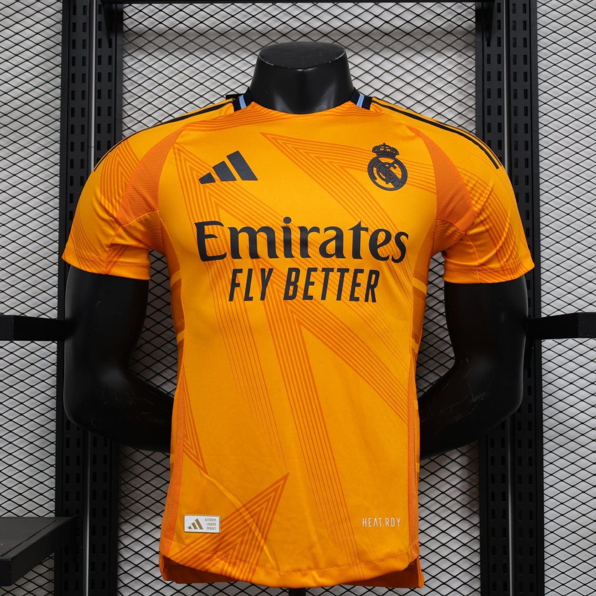 Real Madrid Away 24/25 Jogador Adidas - Laranja