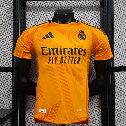 Real Madrid Away 24/25 Jogador Adidas - Laranja