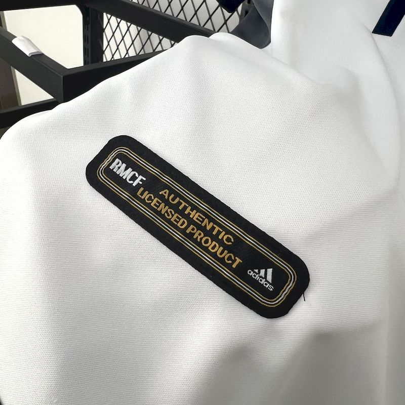 Real Madrid Home Retrô 00/01 Adidas - Branca