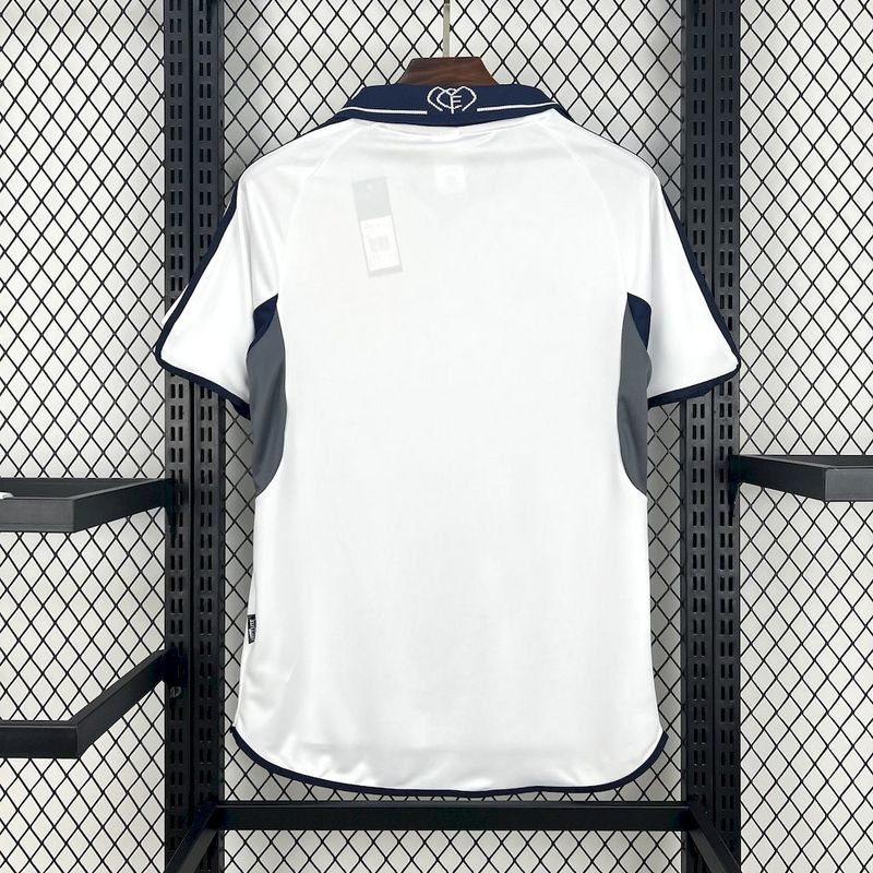 Real Madrid Home Retrô 00/01 Adidas - Branca