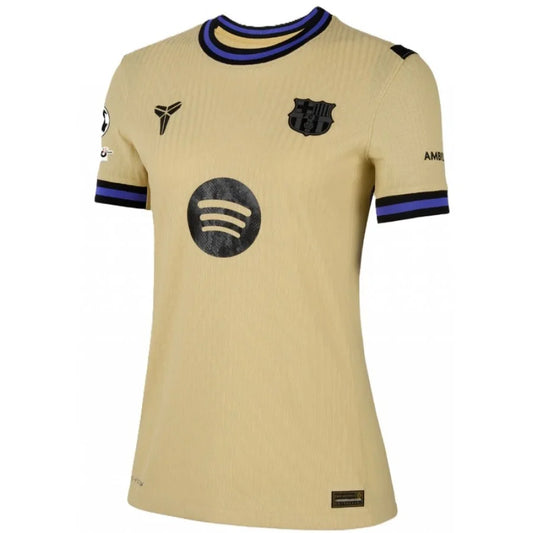 Barcelona Away 25/26 Feminina Nike/Kobe - Dourada