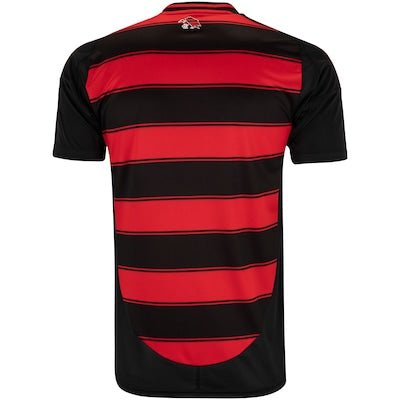 Flamengo Home 25/26 Torcedor Adidas Masculina - Vermelho e Preto
