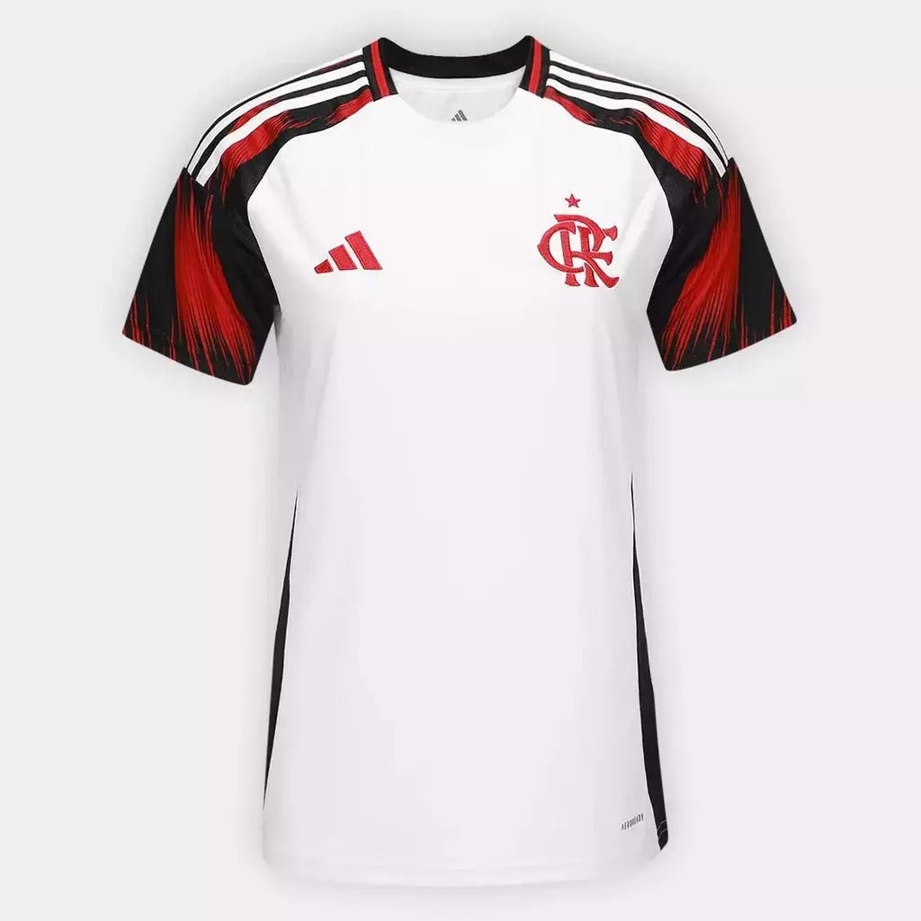 Flamengo Away 25/26 Adidas Torcedor Feminina - Branca