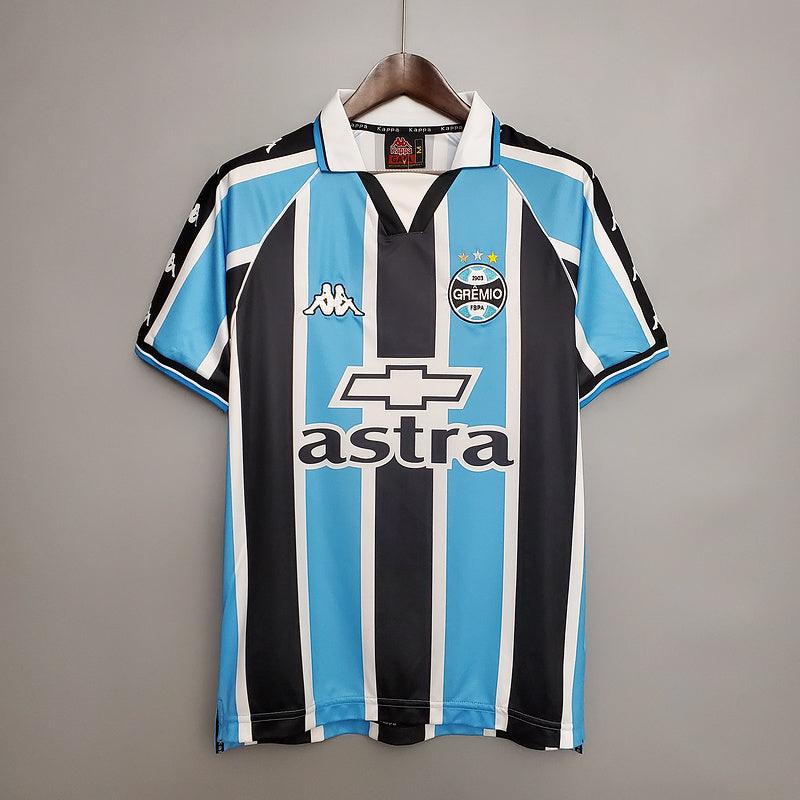 Grêmio Retrô 2000 Kappa Masculino - Azul e Preta