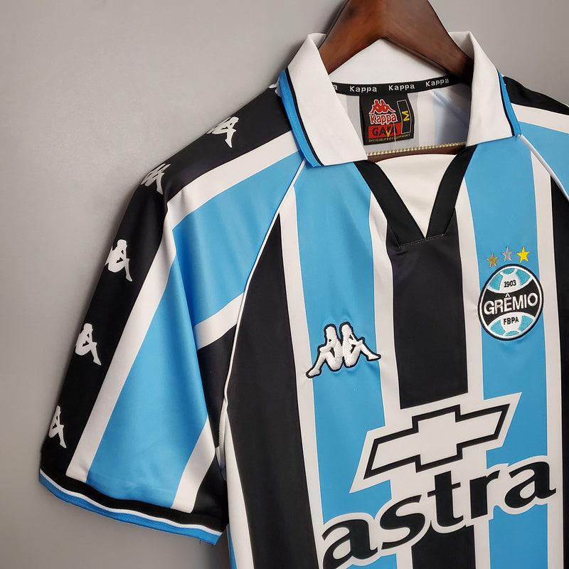 Grêmio Retrô 2000 Kappa Masculino - Azul e Preta