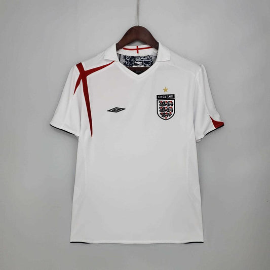 Inglaterra Home Retrô 2006 Umbro - Branca