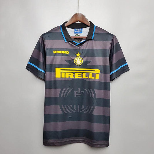 Inter de Milão Away Retrô 1997/1998 Umbro - Cinza
