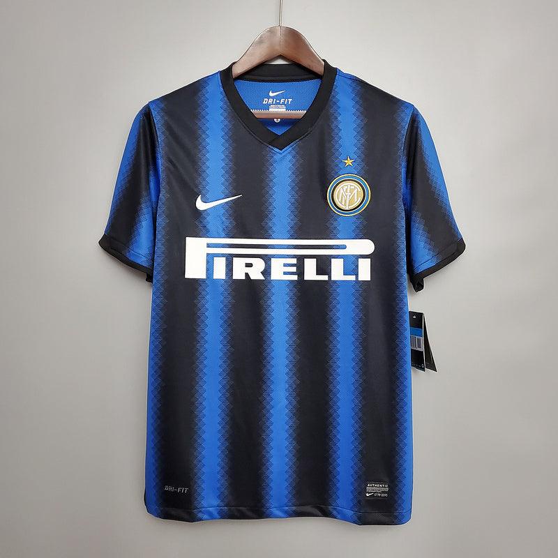 Inter de Milão Home Retrô 2010/2011 Nike - Azul e Preta