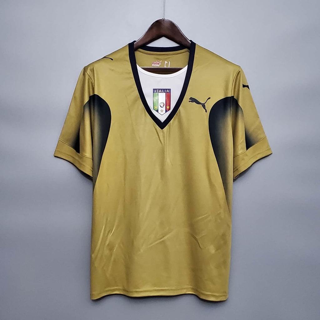 Itália Goleiro Retrô 2006 Puma - Dourada