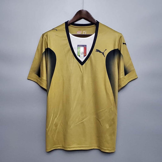 Itália Goleiro Retrô 2006 Puma - Dourada