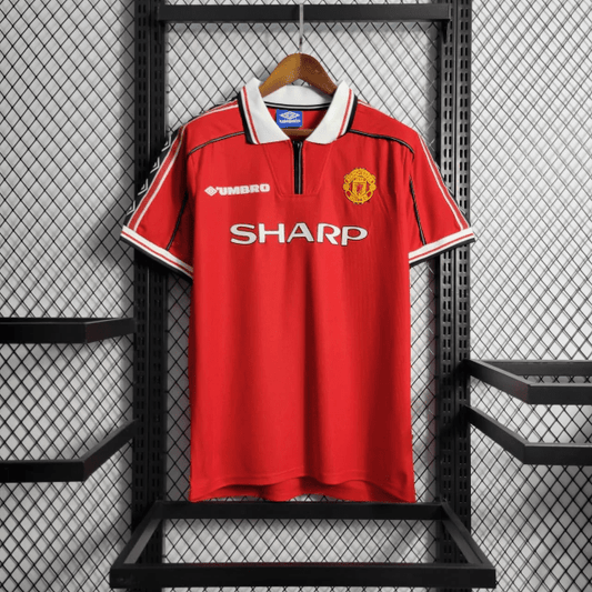 Manchester United Home Retro 98/99 Umbro - Vermelho
