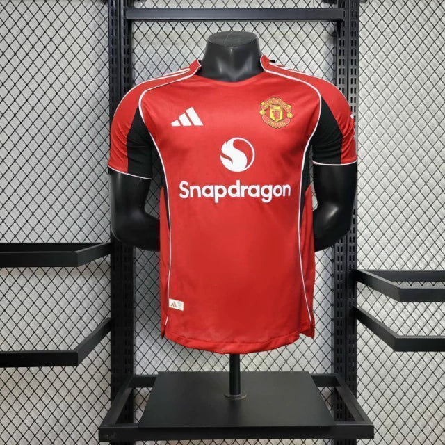 Manchester United Home 25/26 Jogador Adidas - Vermelho