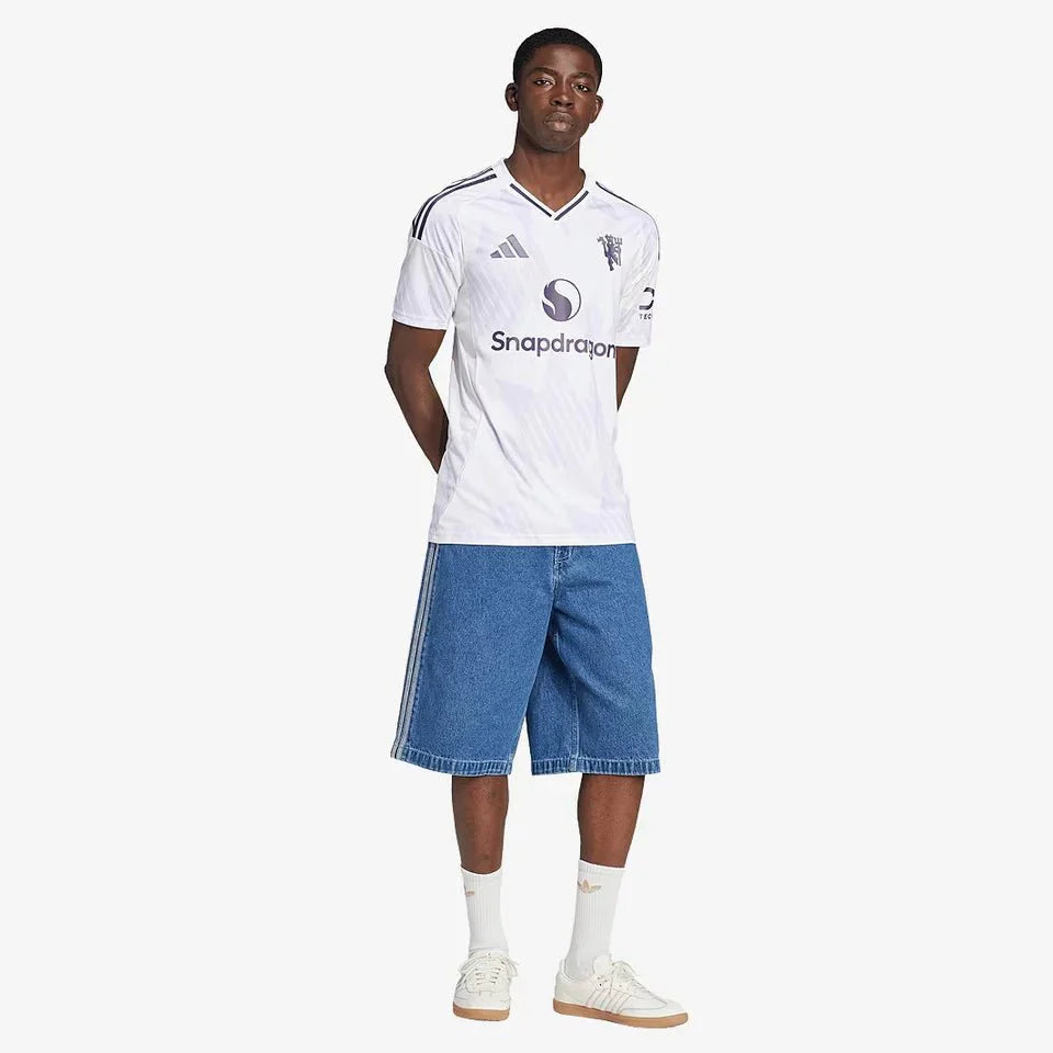 Manchester United Away 25/26 Torcedor Adidas - Branca