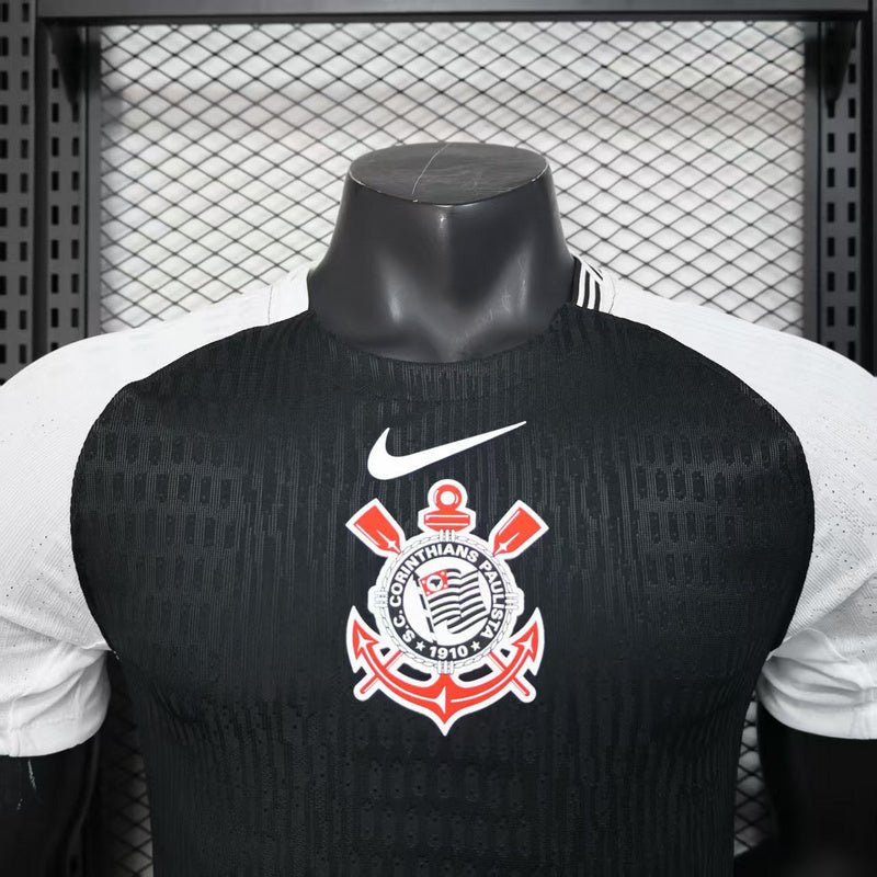 Corinthians Away 25/26 Jogador Nike Masculino - Preta e Branca