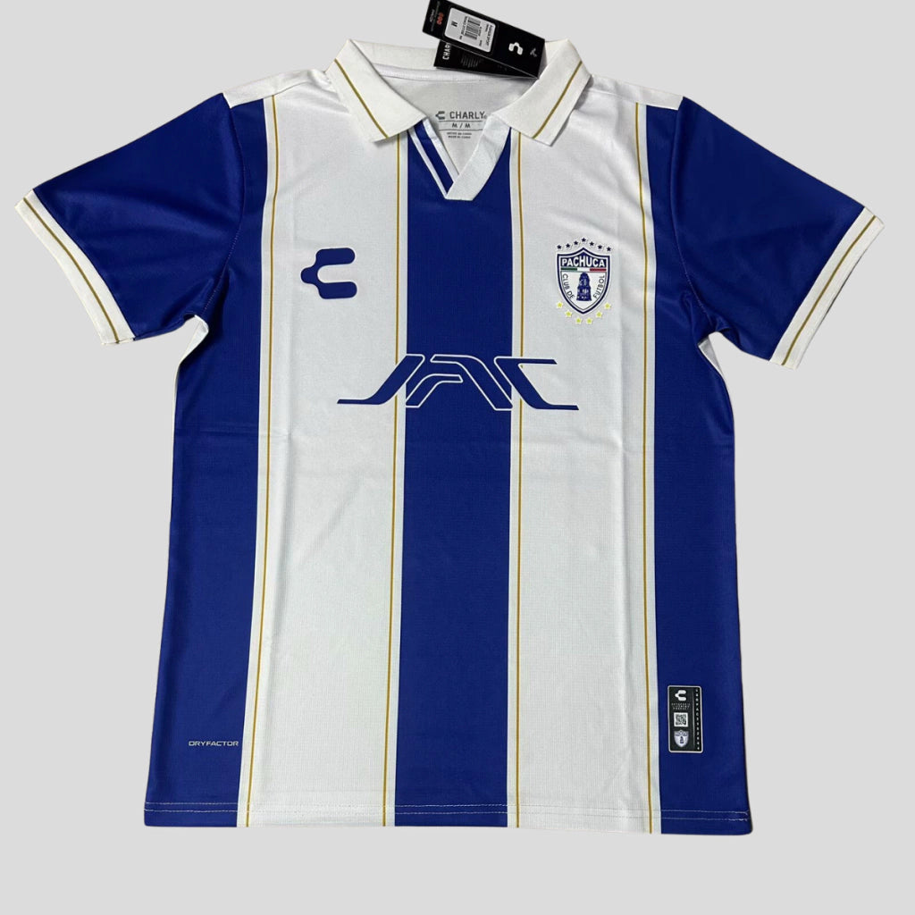 Pachuca Away 25/26 Torcedor Skechers Masculino - Azul e Branca
