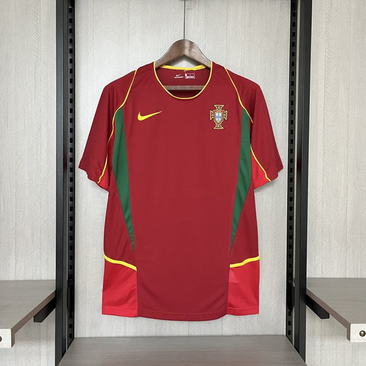 Portugal Home Retrô 2002 Nike Vermelha - Vermelho