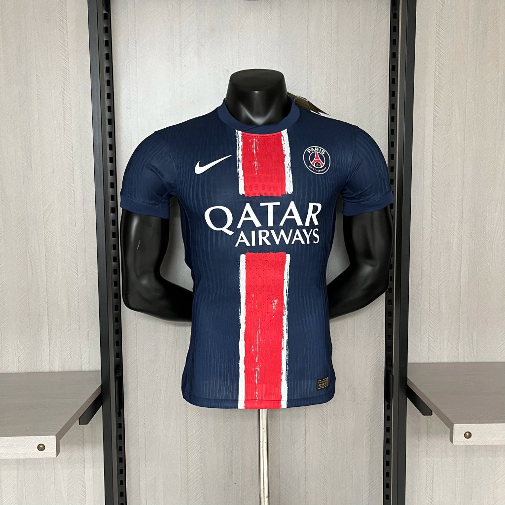 PSG Home 24/25 Jogador Nike - Azul e Vermelho