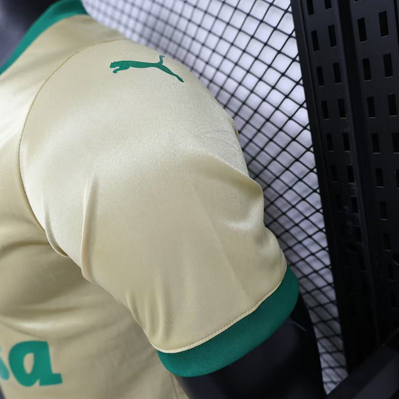 Palmeiras Third 24/25 Masculina Jogador Puma - Dourado