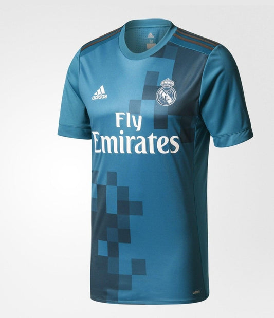 Real Madrid Away Retrô 17/18 Adidas - Verde