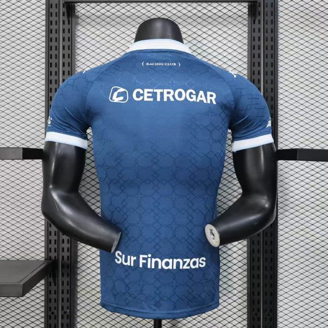 Racing Away 25/26 Jogador Masculino Kappa - Azul Escuro
