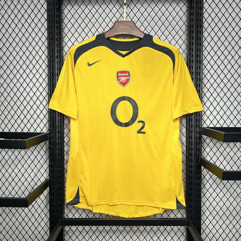 Arsenal Away Retro 05/06 Nike - Amarela