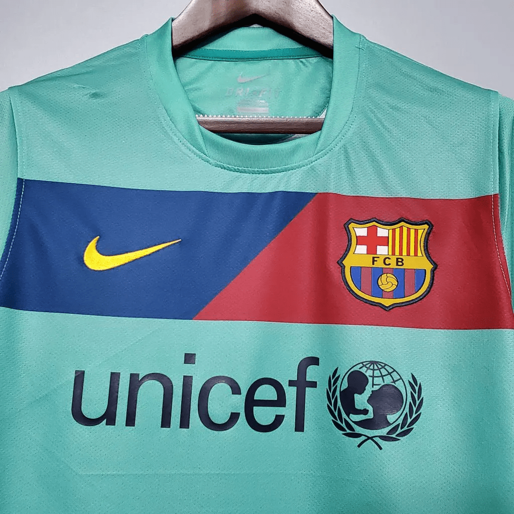 Barcelona Retrô Away 10/11 Nike - Verde