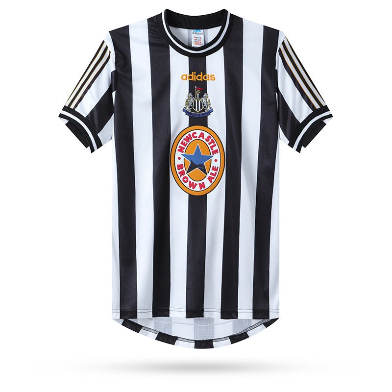 Newcastle Home Retro 97/99 Adidas - Preto e Branco