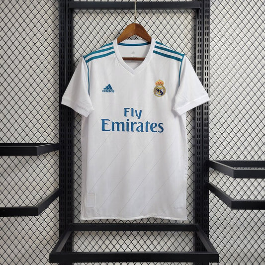 Real Madrid Home Retrô 17/18 Adidas - Branca