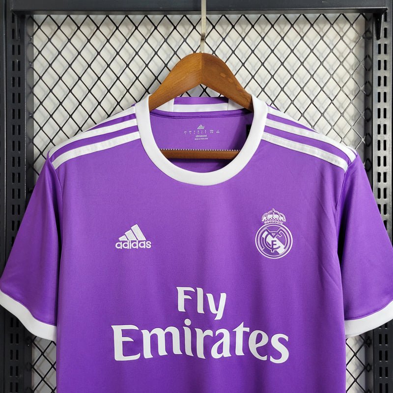 Real Madrid Retro Away 16/17 Adidas - Roxo