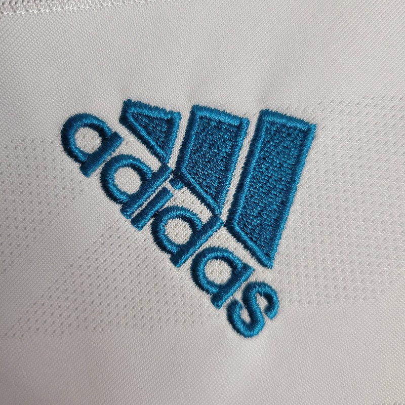 Real Madrid Home Retrô 17/18 Adidas - Branca
