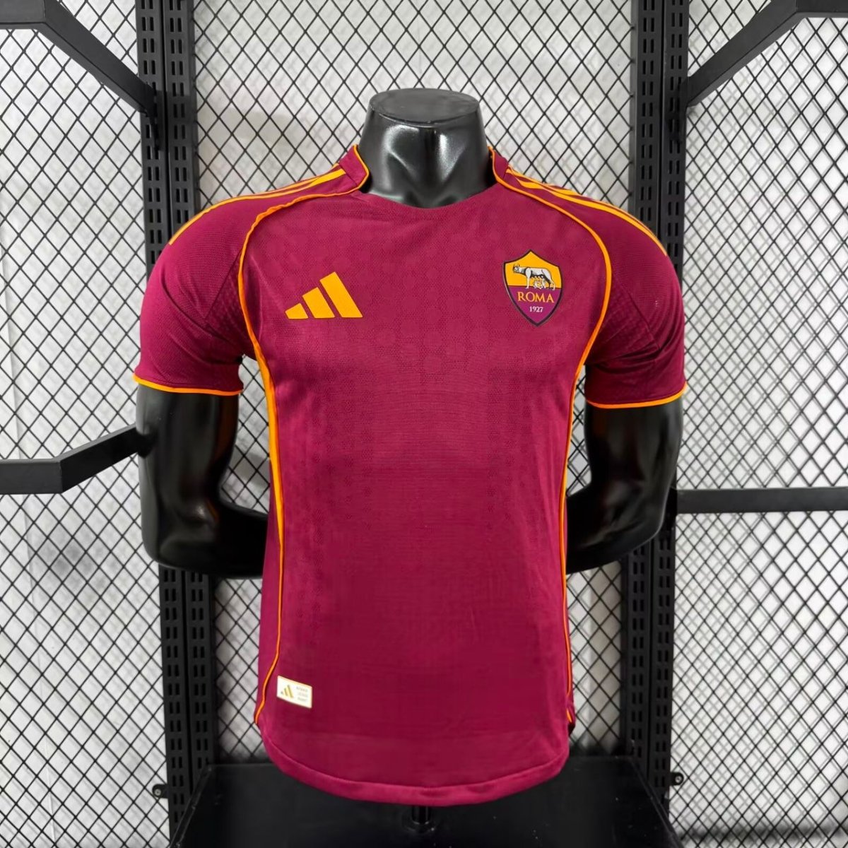 Roma Home 25/26 Jogador Adidas - Vinho