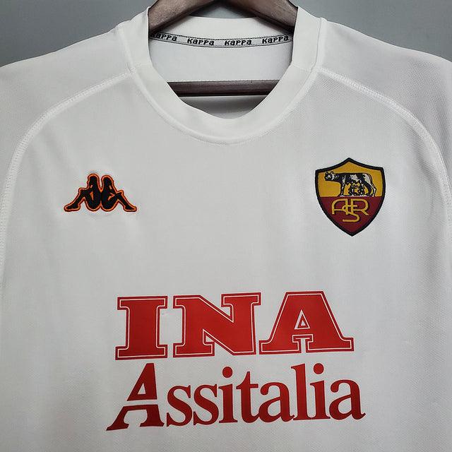 Roma Away Retrô 2000/2001 Kappa - Branca