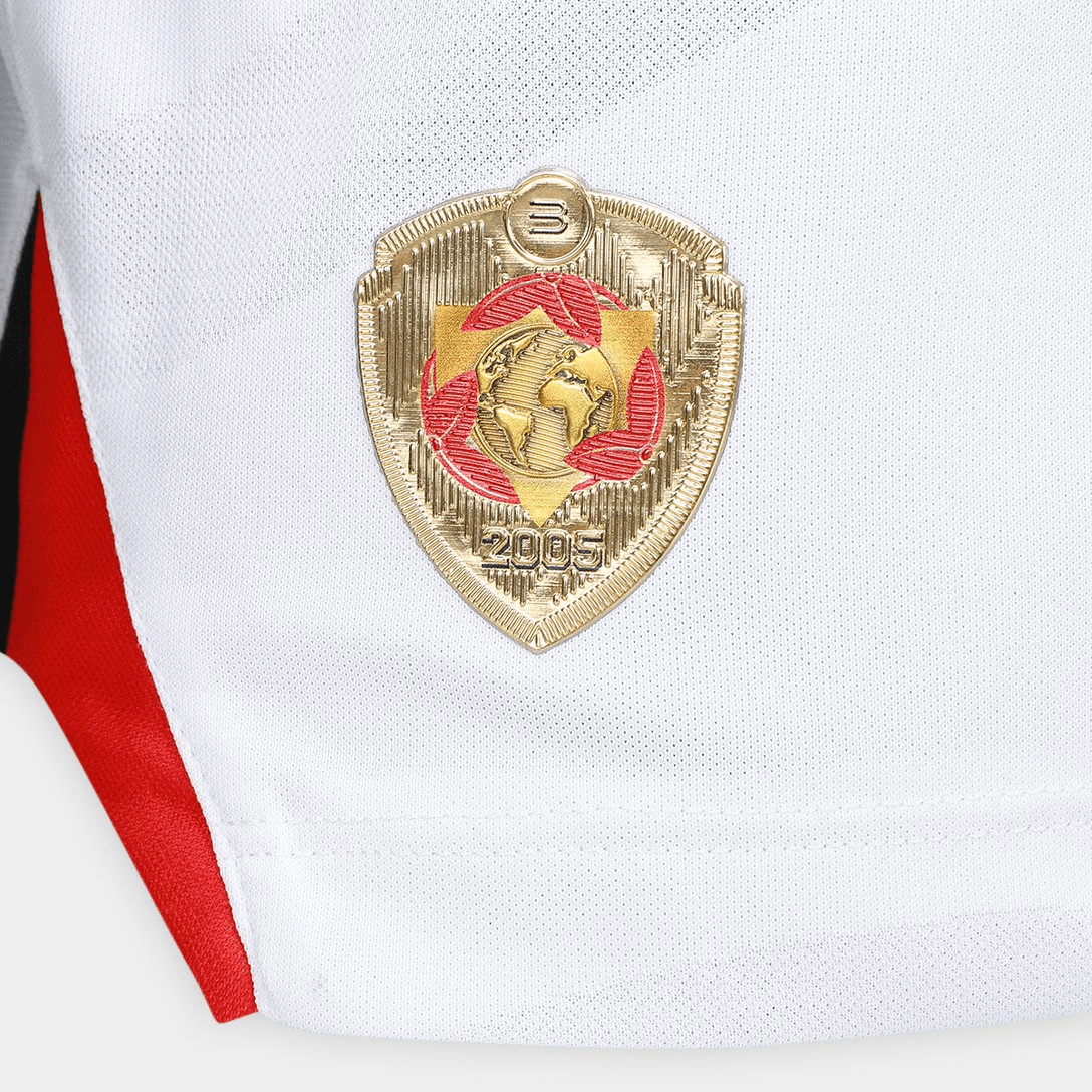 São Paulo Home 25/26 Jogador New Balance Masculina - Branco e Vermelho