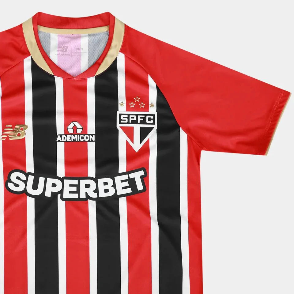 São Paulo Away 25/26 Jogador New Balance Masculina - Listrada