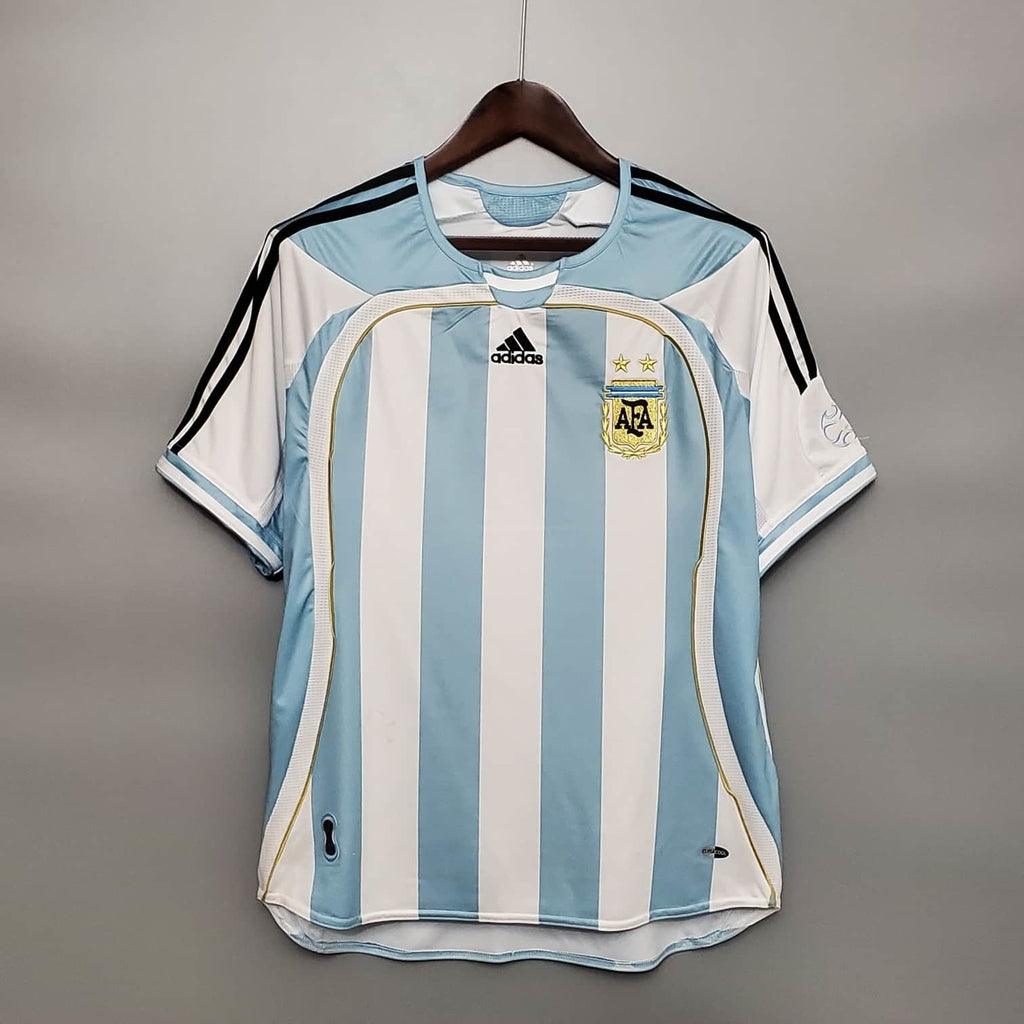 Argentina Home Retrô 2006 Masculino Adidas - Azul e Branca