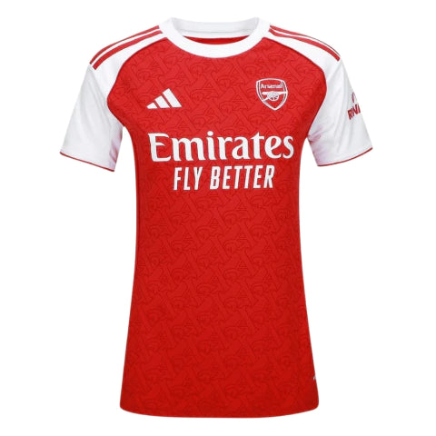 Arsenal Home 26/27 Feminina Adidas - Vermelha e Branca