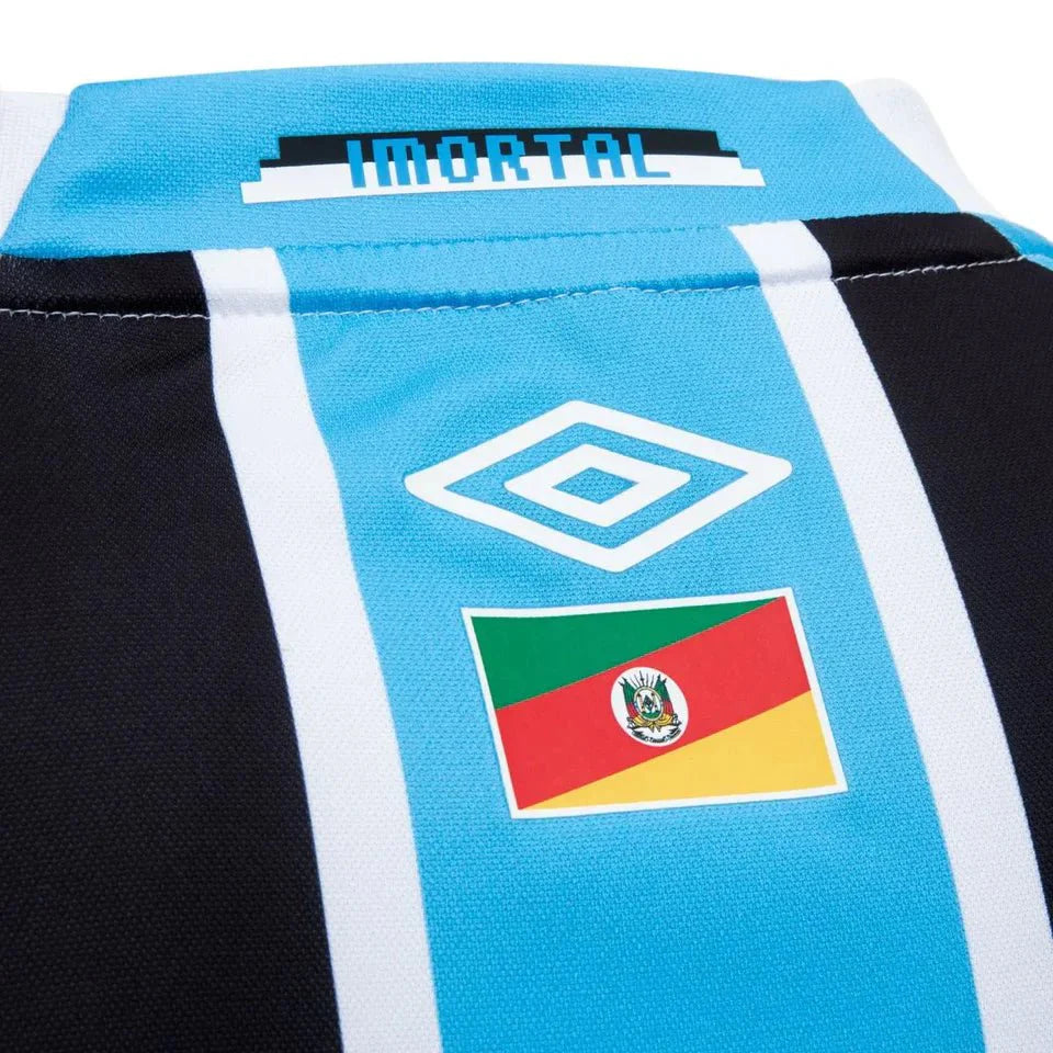 Grêmio Home 25/26 Manga Longa Torcedor Masculino - Tricolor