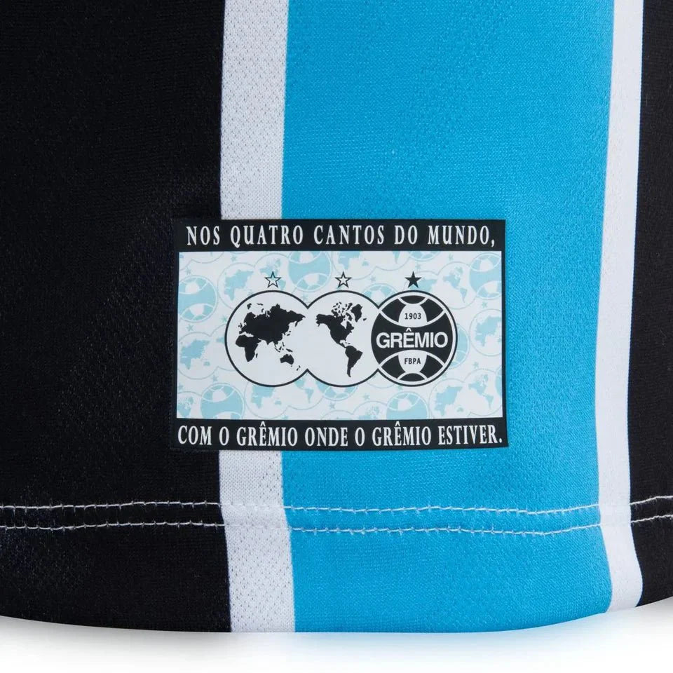 Grêmio Home 25/26 Manga Longa Torcedor Masculino - Tricolor